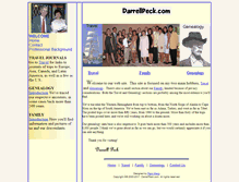 Tablet Screenshot of darrellpeck.com